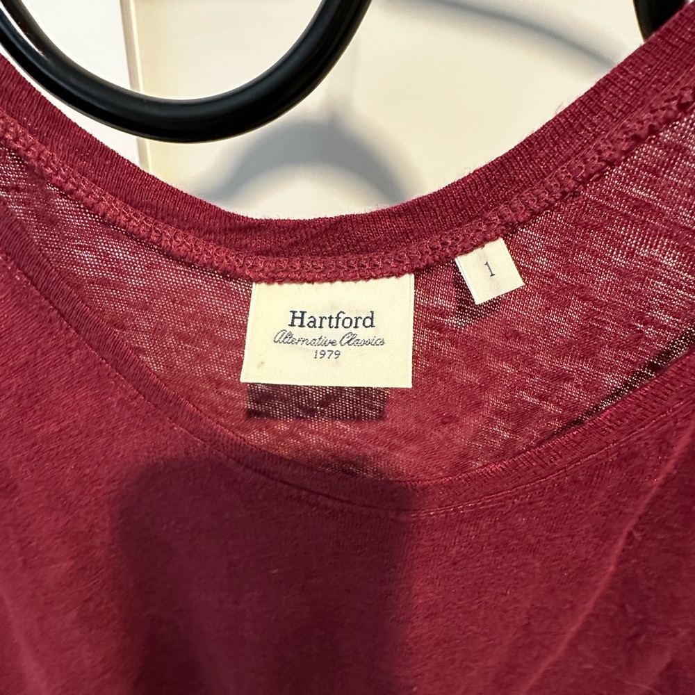 Hartford Burgundy Tank Never Worn.